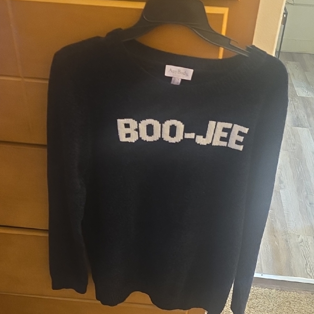 AnyBody Black Sweater - Boo-Jee Design